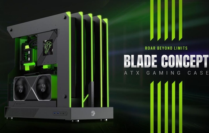 Gamemax Nuovo case Blade Concept ispirato al leone