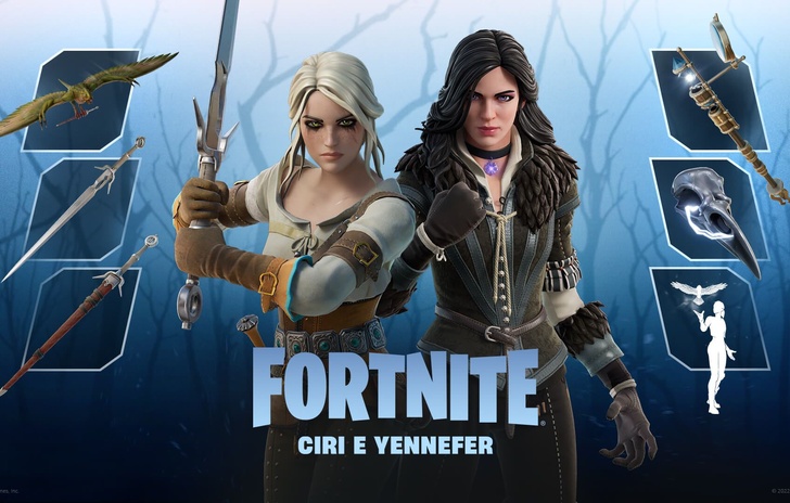Fortnite accoglie Ciri e Yennefer di The Witcher