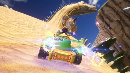 Sonic Racing: CrossWorlds, oggi l'aggiornamento con Super Monkey Ball