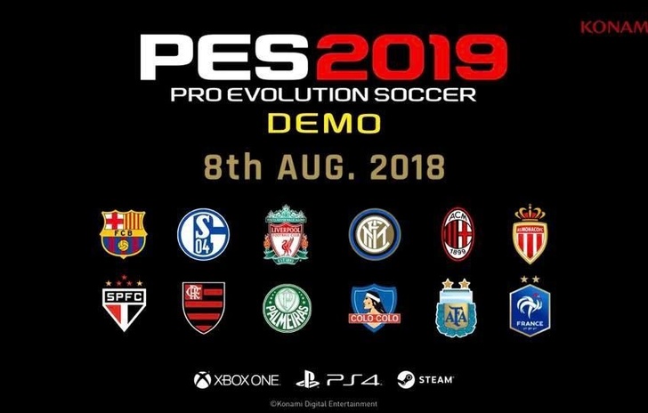 PES 2019 arriva in demo ad Agosto