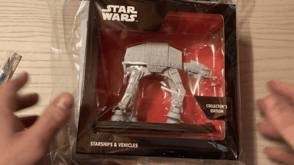 Unbox e diorama dell'AT-AT De Agostini