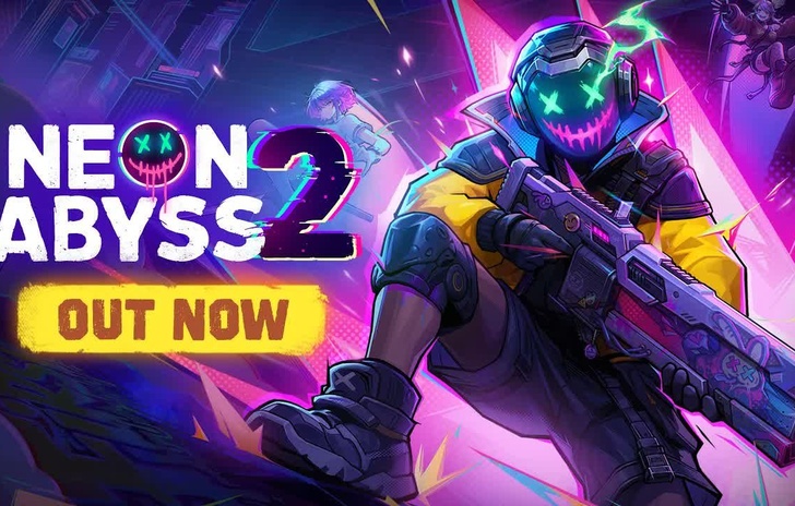 Neon Abyss 2 passa alla versione 10 ed esce su console