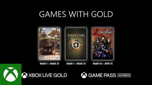 Games with Gold, i titoli di marzo