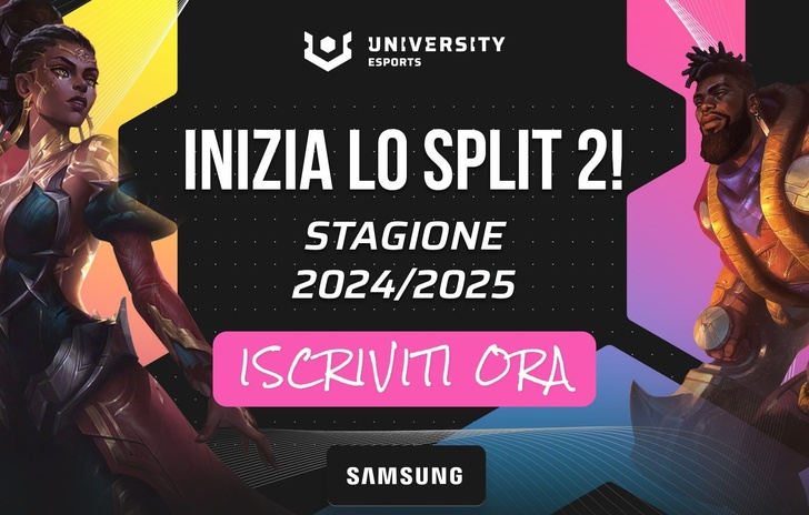 UNIVERSITY Esports Italy presenta Split 2