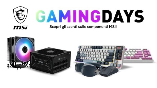 MSI GAMING DAYS: tre settimane di offerte per i gamer