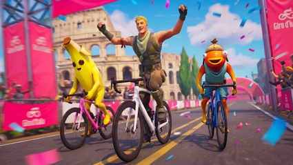 Il Giro d'Italia in Fortnite