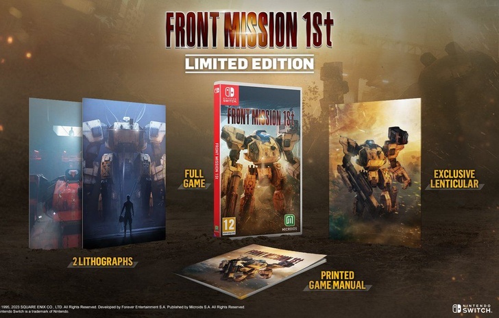 Front Mission 1st Remake ecco la Limited Edition