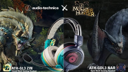 Audio-Technica e le cuffie gaming a tema Monster Hunter