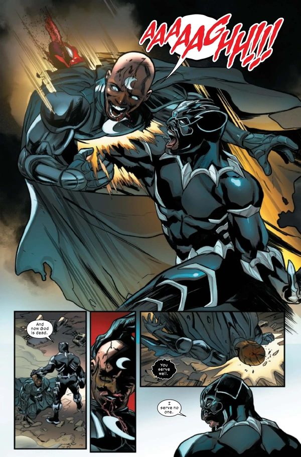 Ultimate Black Panther accoglie uno scontro "divino". Chi vincerà tra Pantera Nera e Konshu?