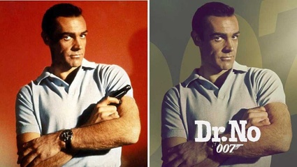 007 disarmato - La proprieta rimuove le pistole dai poster