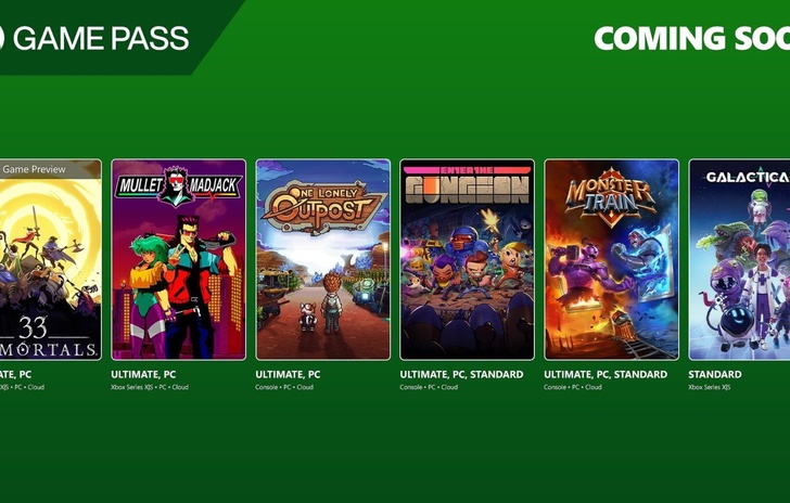 Xbox Game Pass la prima ondata di marzo con 33 Immortals