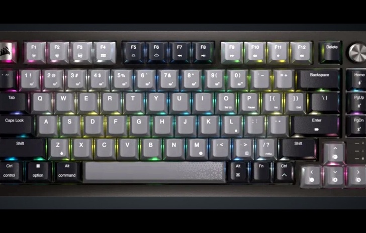 Corsair K65 Plus Wireless Tastiera gaming RGB a tutta potenza
