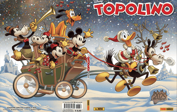 Topolino 3656 Celebrates the Magic of Christmas