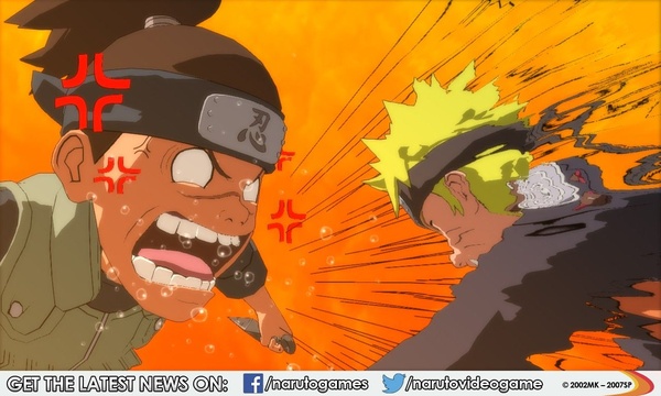 Iruka e Konohamaru in Naruto SHIPPUDEN Ultimate Ninja STORM Revolution