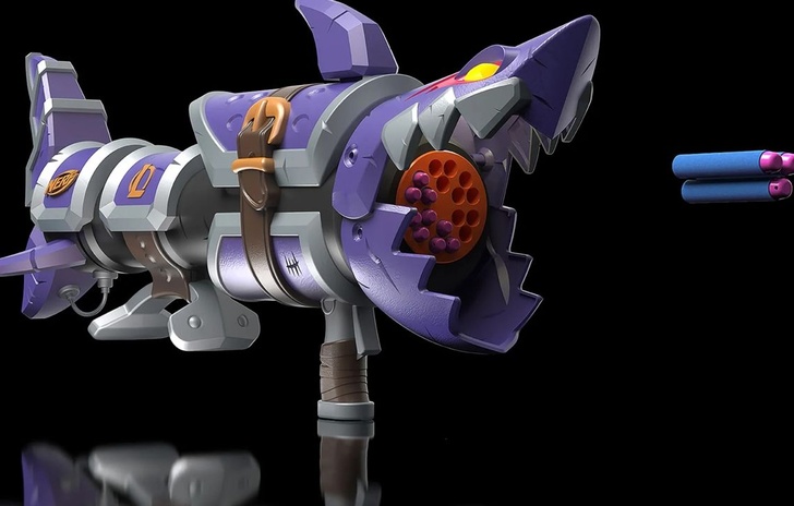 Blaster Jinx Fishbones Nuovo Nerf lancia dardi