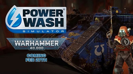 PowerWash Simulator loda l'Imperatore con il nuovo DLC dedicato a Warhammer 40,000