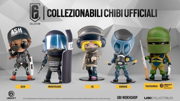 Le statuette della SIX Collection in vendita sullo store Ubisoft