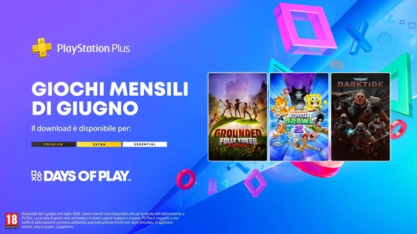 PlayStation Plus: i giochi di giugno, con Grounded