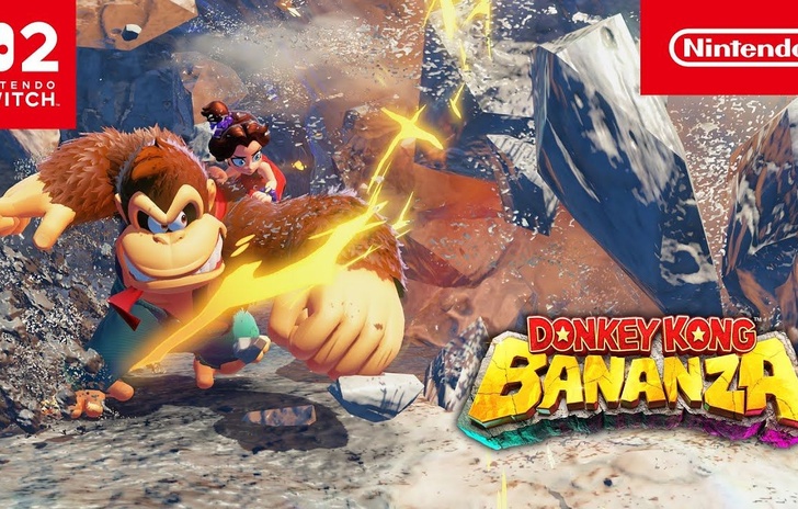 Donkey Kong Bananza è arrivato il trailer di lancio