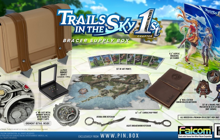 Trails in the Sky 1st Chapter annunciata la Bracer Supply Box con tanti gadget