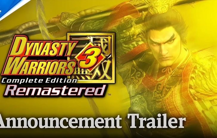 Dynasty Warriors 3 Complete Edition Remastered Announced for PS5