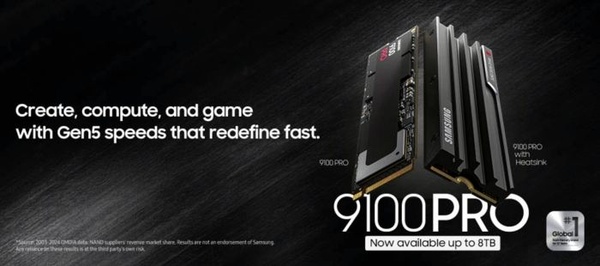 Samsung SSD 9100 PRO – Hard disk a stato solido fino a 8TB