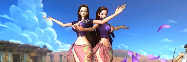 One Piece: Pirate Warriors 3 ci mostra 4 personaggi in azione