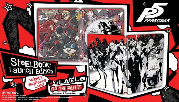 Una Steelbook Edition per il lancio di Persona 5