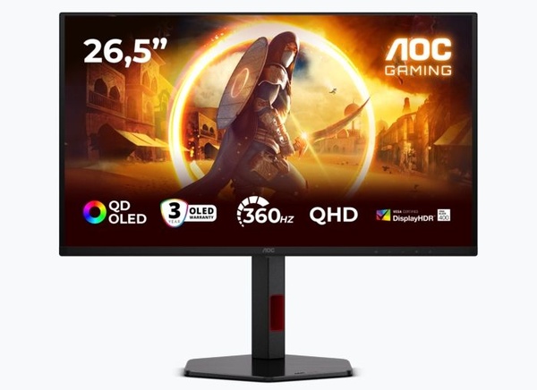 AGON AOC – Nuovi monitor QD-OLED GAMING Q27G4ZDR e Q27G4SDR
