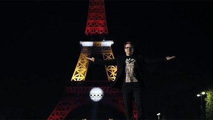 Parigi e Team Iron Man! La Tour Eiffel illuminata per l'occasione