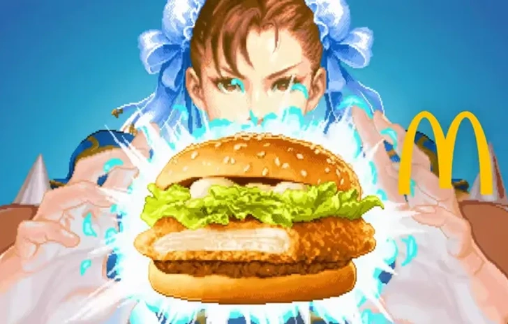 Street Fighter X McDonalds in Japan