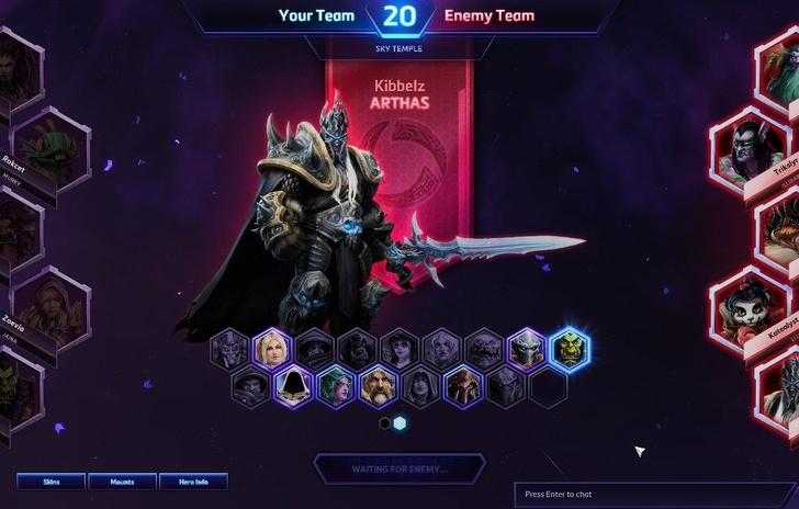 Stasera ore 1900 in diretta con Heroes of the Storm