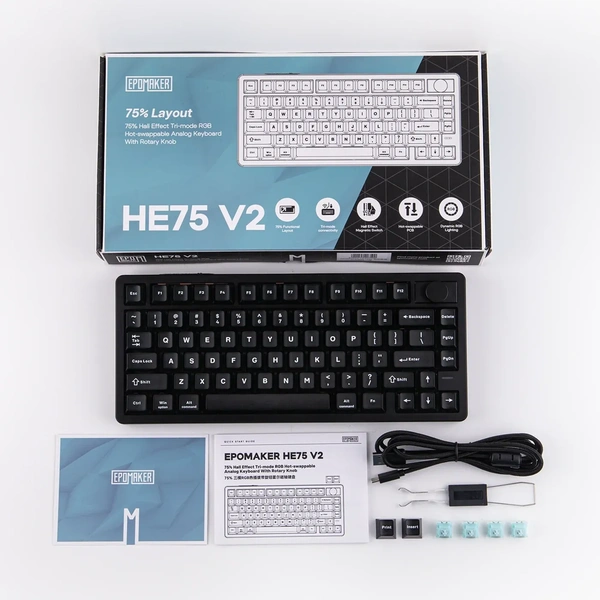 Epomaker HE75 V2 is a comfortable, precise, and versatile keyboard