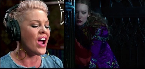 P!nk nella colonna sonora di Alice Attraverso lo Specchio! Ecco la sua White Rabbit nel nuovo trailer