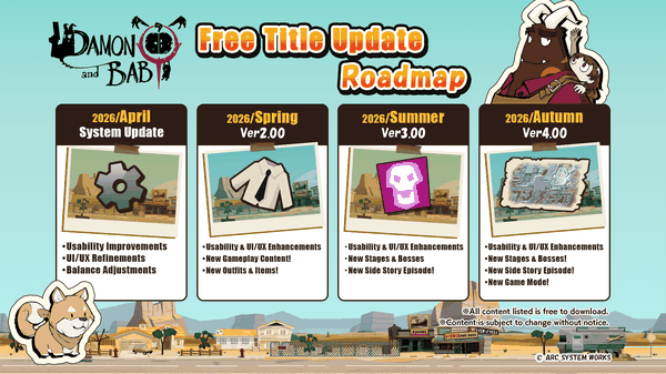 Damon and Baby esce oggi: il trailer di lancio e la roadmap