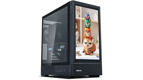 Zalman Z20 DS - PC Case with Removable Full HD Monitor