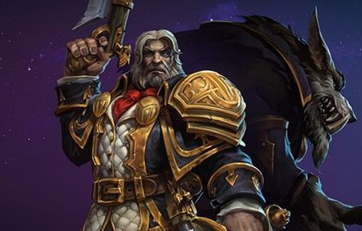 Mantogrigio combatte in Heroes of the Storm