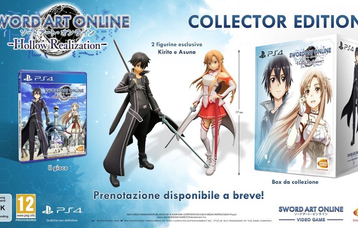 Svelata la Collectors Edition Europea di Sword Art Online Hollow Realization