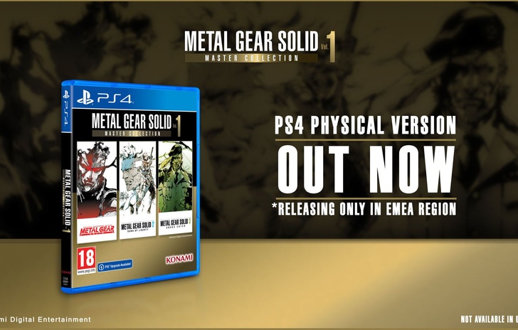 Metal Gear Solid Master Collection Vol1 Disponibile in Edizione Fisica su PS4