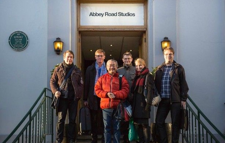 Nobuo Ueomatsu registra agli Studios di Abbey Road
