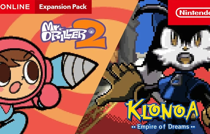 Klonoa and Mr Driller for GBA Arrive on Nintendo Switch Online on September 25