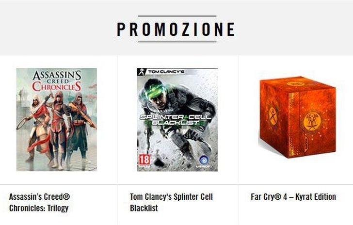 Il nuovo Uplay Shop parla Italiano