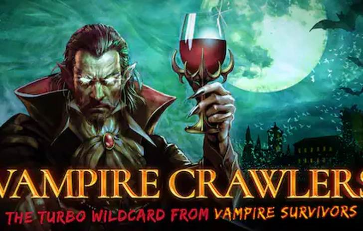 Vampire Crawlers The Turbo Wildcard from Vampire Survivors recensione di un vampiro che fa nuovamente centro