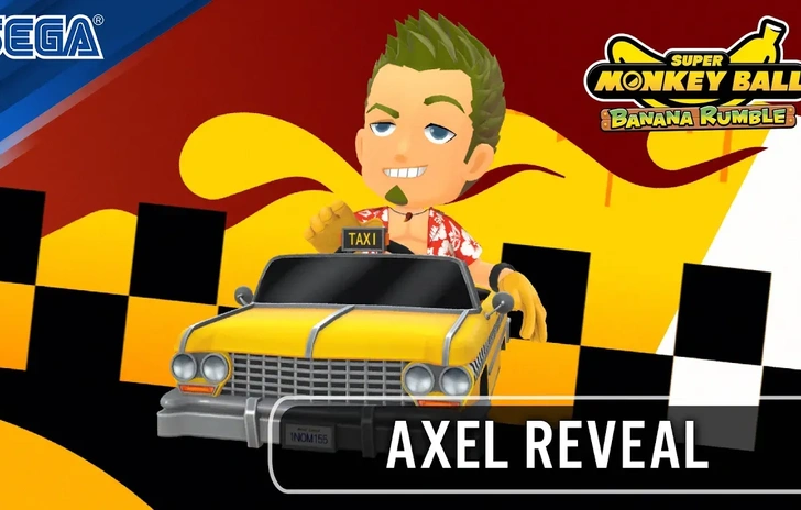 Super Monkey Ball Banana Rumble Axel di Crazy Taxi sarà uno dei personaggi DLC