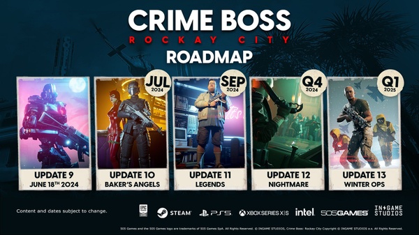 Crime Boss: Rockay City arriva su Steam insieme al DLC Cagnali