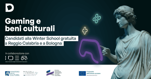 Winter School 2026, il nuovo laboratorio di Gaming e beni culturali