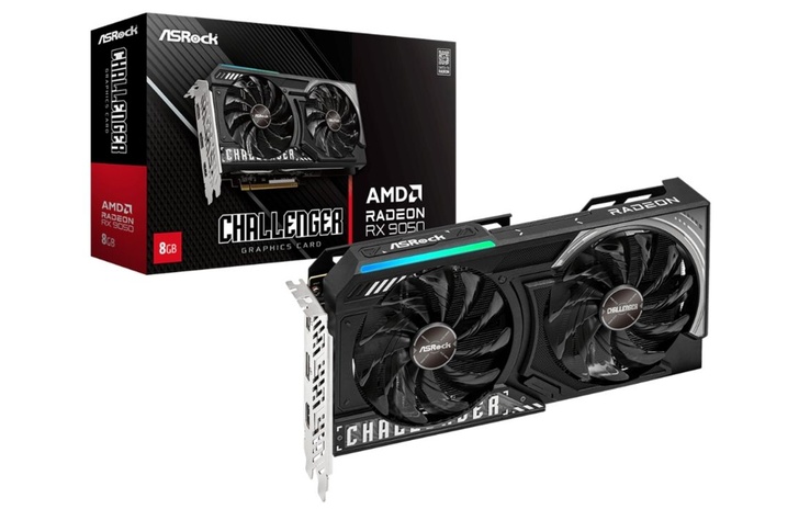 ASRock presenta le Radeon RX 9050 Challenger da 8 e 4 GB