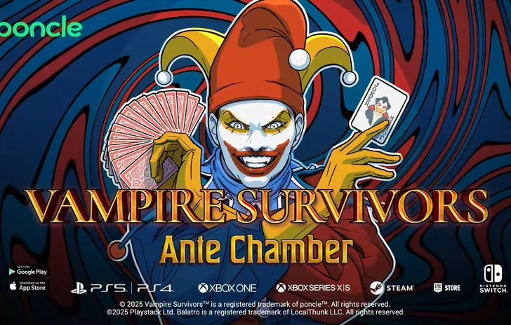 Vampire Survivors disponibile laggiornamento 114 con Balatro e coop online