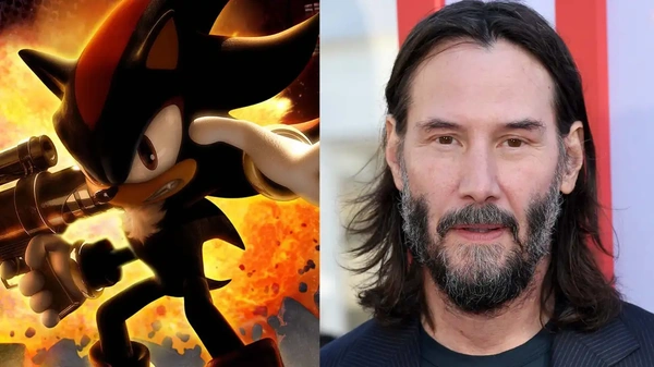 Keanu Reeves e la voce di Shadow in Sonic il film 3