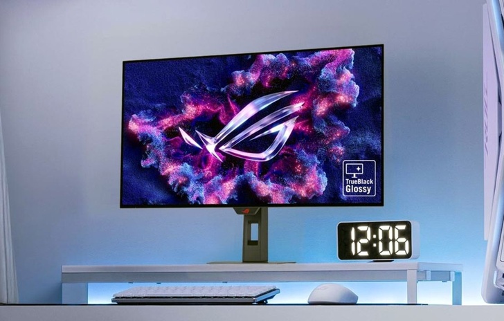Asus Monitor gaming 4K WOLED con pellicola TrueBlack Gloss